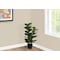 Monarch Specialties Artificial Plant, 32" Tall, Fiddle Tree, Indoor, Faux, Fake, Floor, Greenery, Potted, Real Touch I 9511 - alternate 3